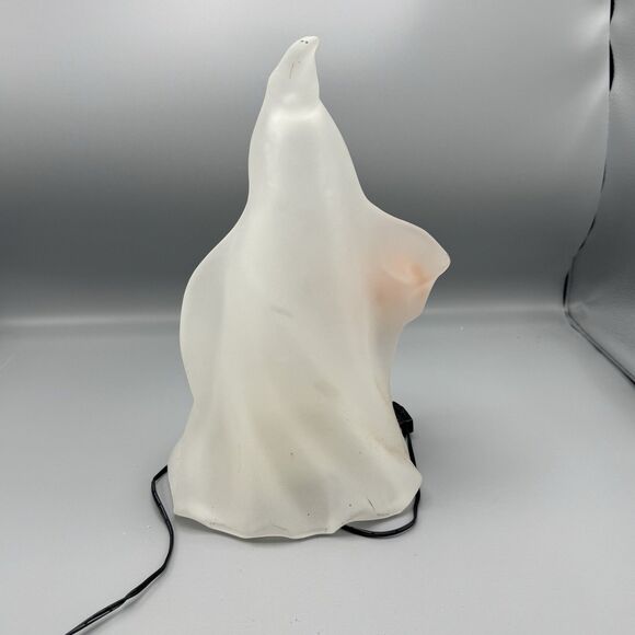 Vtg Ghost Light Up Dept 56 Acrylic Blow Mold Color Changing Halloween Decor 12"T - Picture 15 of 17